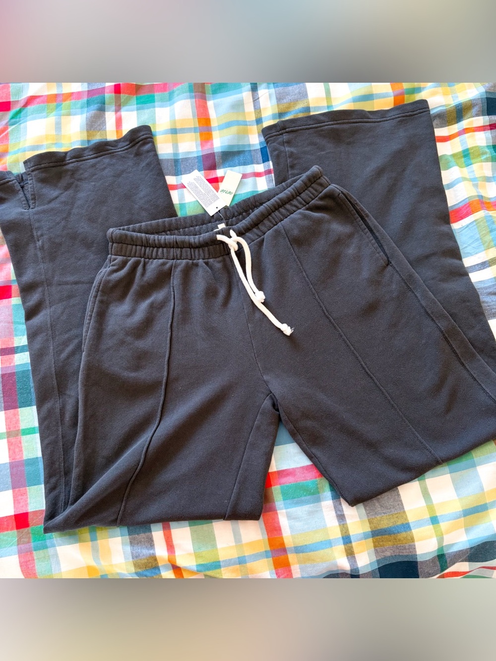 dark gray aerie american eagle sweatpants - size small - Picture 1 of 3